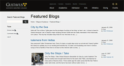 Desktop Screenshot of featured.blog.gustavus.edu