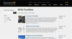 Desktop Screenshot of nhsfacilities.blog.gustavus.edu