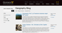 Desktop Screenshot of geography.blog.gustavus.edu