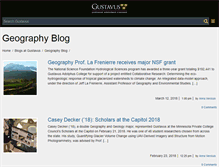 Tablet Screenshot of geography.blog.gustavus.edu