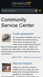 Mobile Screenshot of communityservice.blog.gustavus.edu