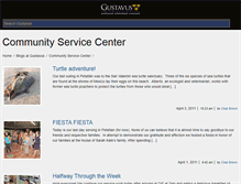 Tablet Screenshot of communityservice.blog.gustavus.edu