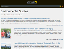Tablet Screenshot of environmentalstudies.blog.gustavus.edu